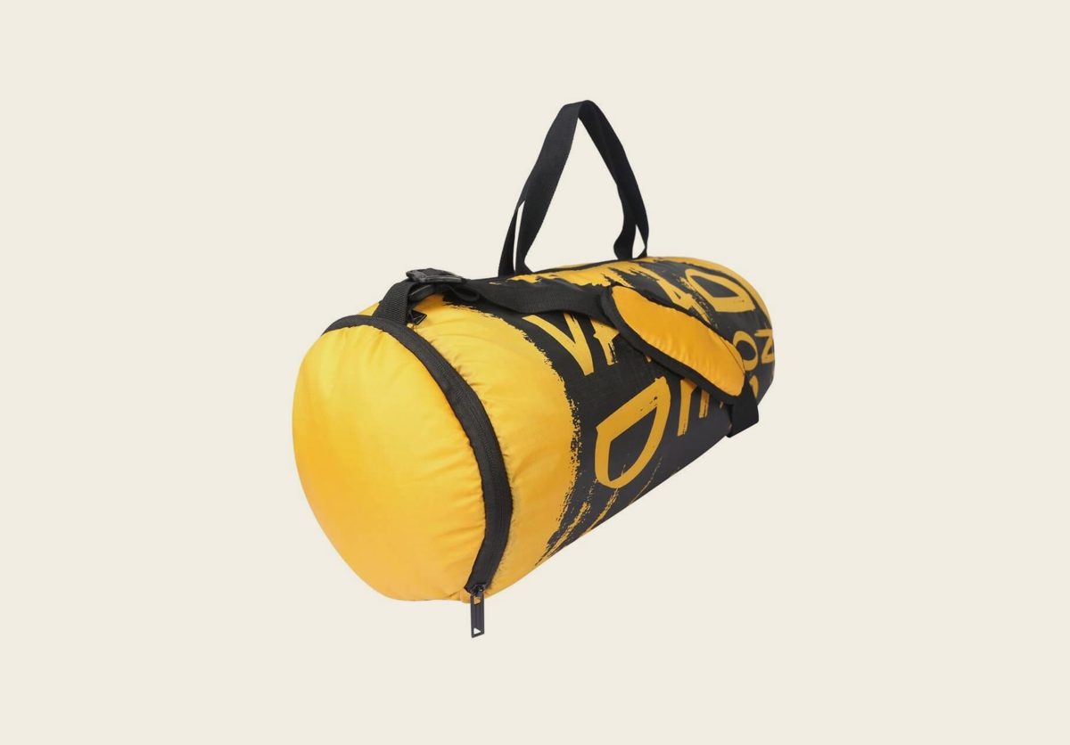 Gym duffel with shoe compartment — sourcing partner range