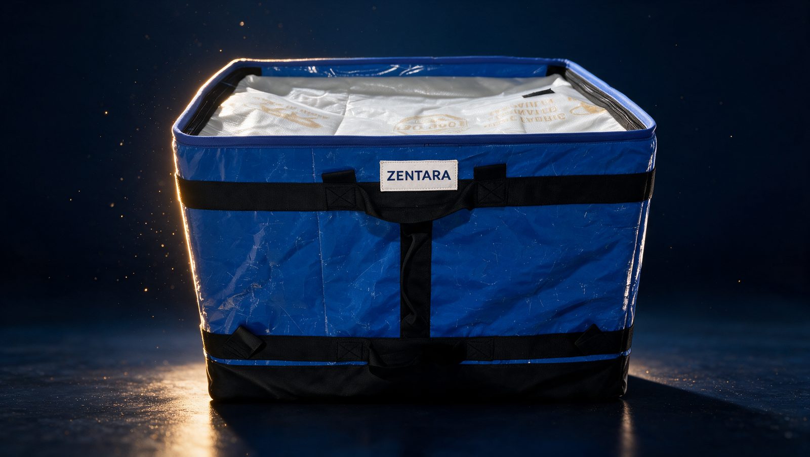 ZLC-58 collapsible carrier — cinematic studio photograph